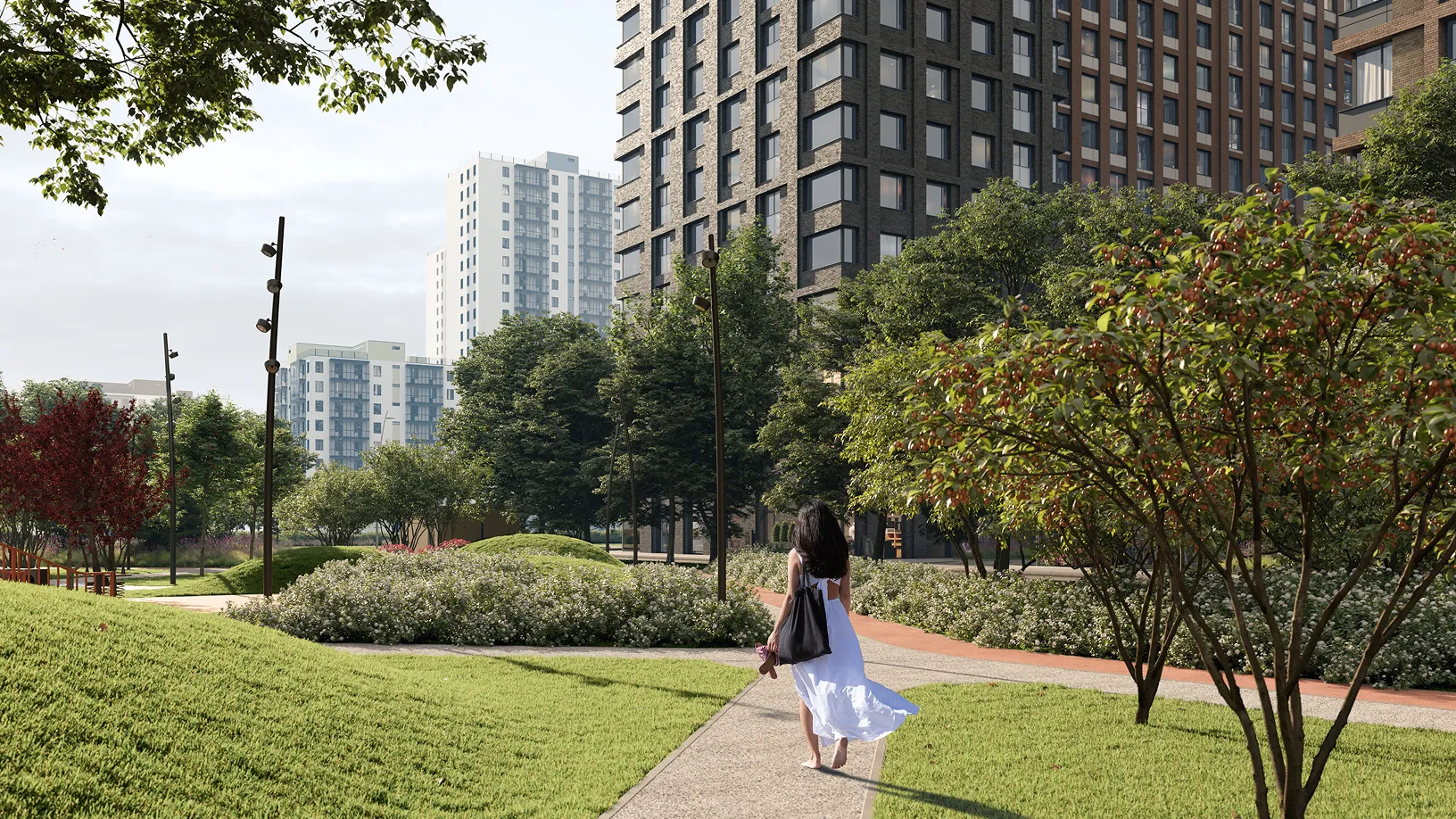 баланс — это не только про квартиры, но и про пространство вокруг, начиная с огромного парка и заканчивая всем необходимым на расстоянии шага.